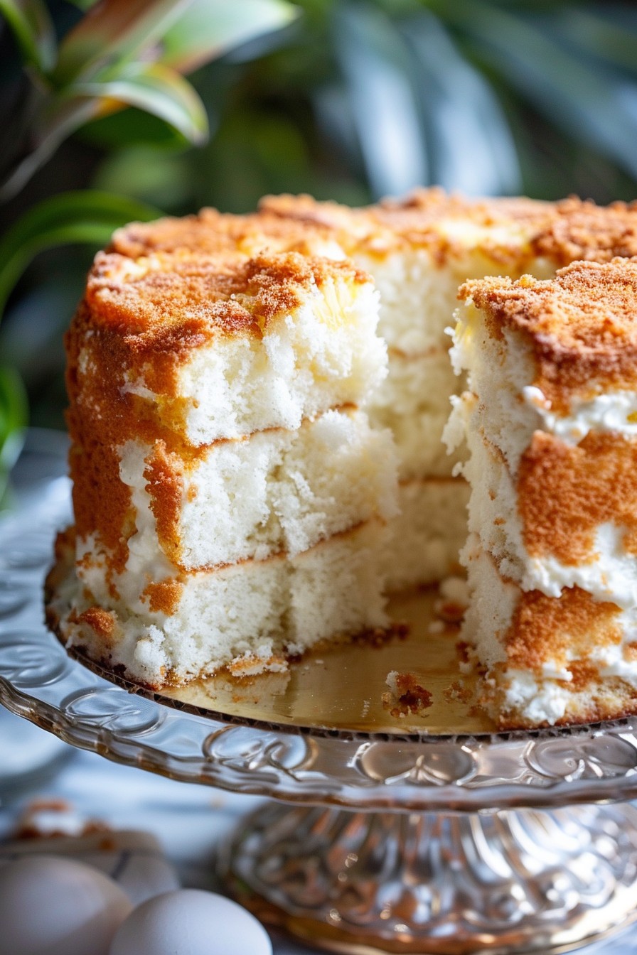 Angel Food Cake And Crushed Pineapple Cake Recipe