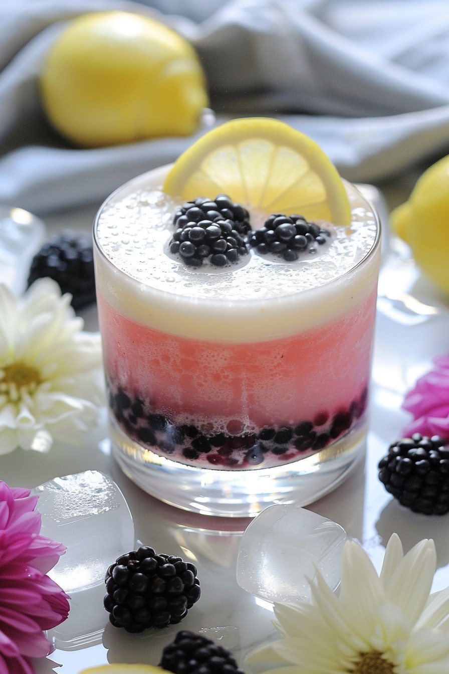 Blackberry Whiskey Sour Recipe