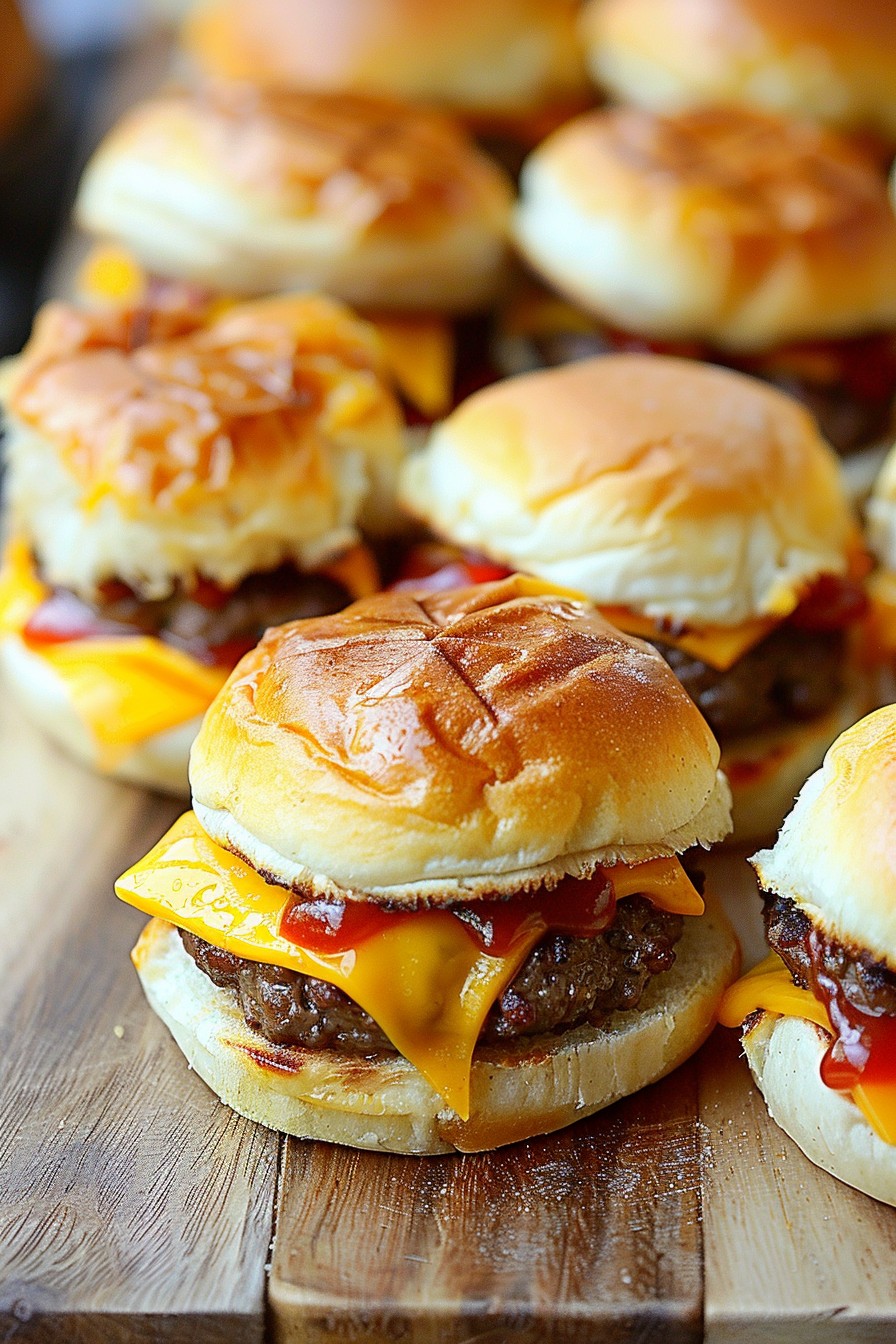 Cheeseburger Sliders Hawaiian Rolls Recipe