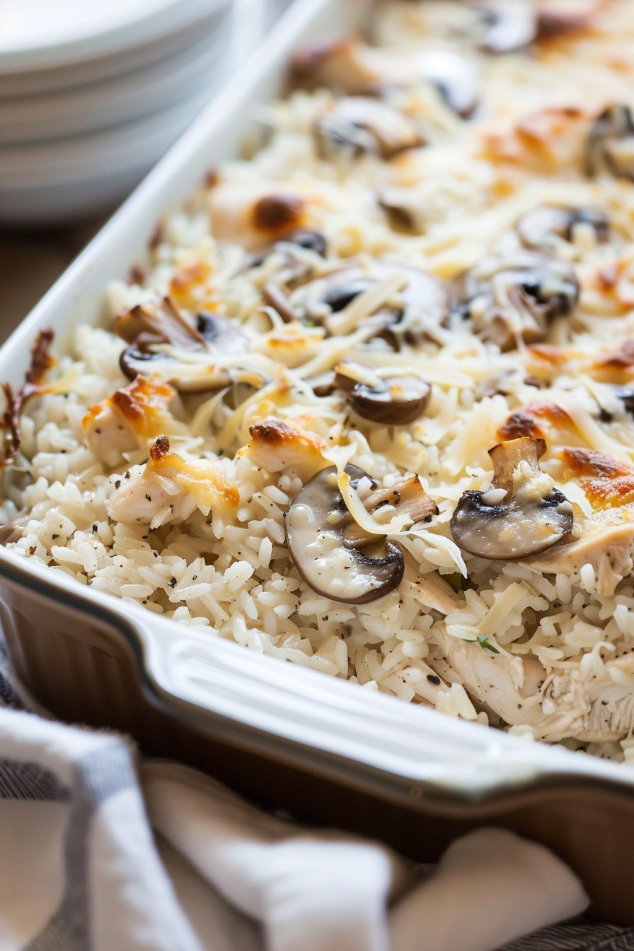 Chicken Mushroom And Rice Casserole Recipe
