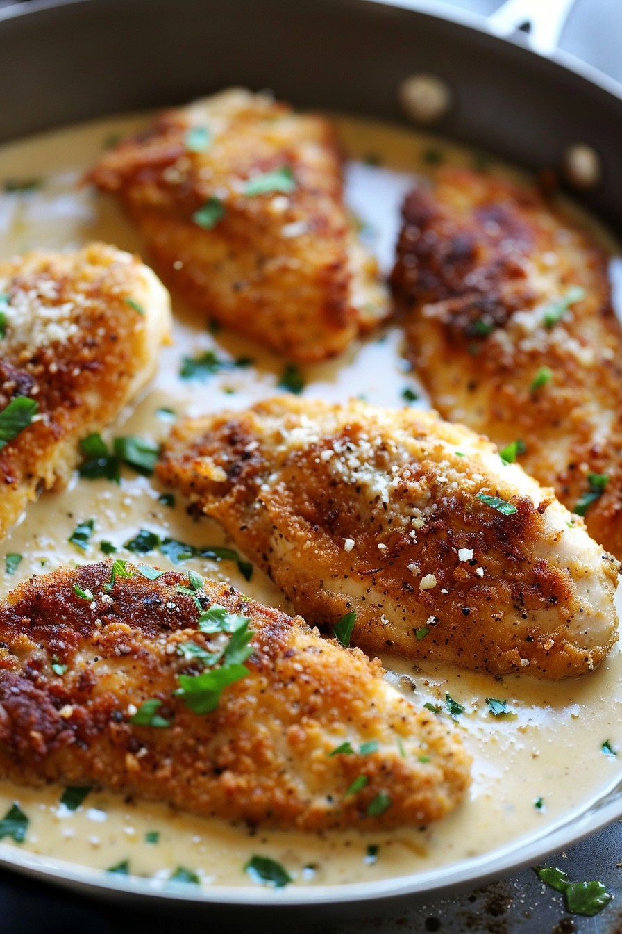 Chicken Recipe With Parmesan Garlic Sauce