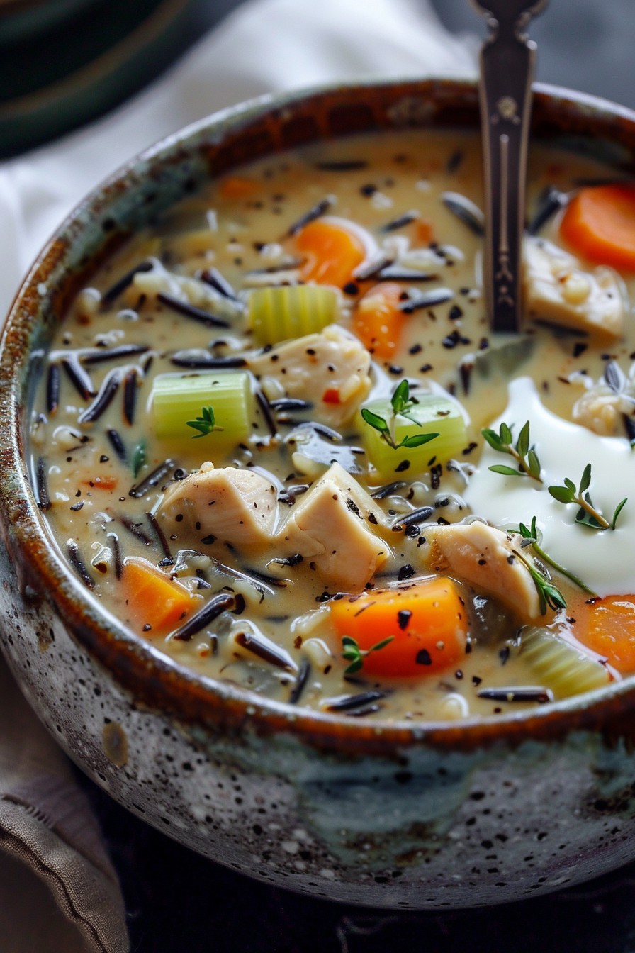 Creamy Wild Rice Soup Recipe