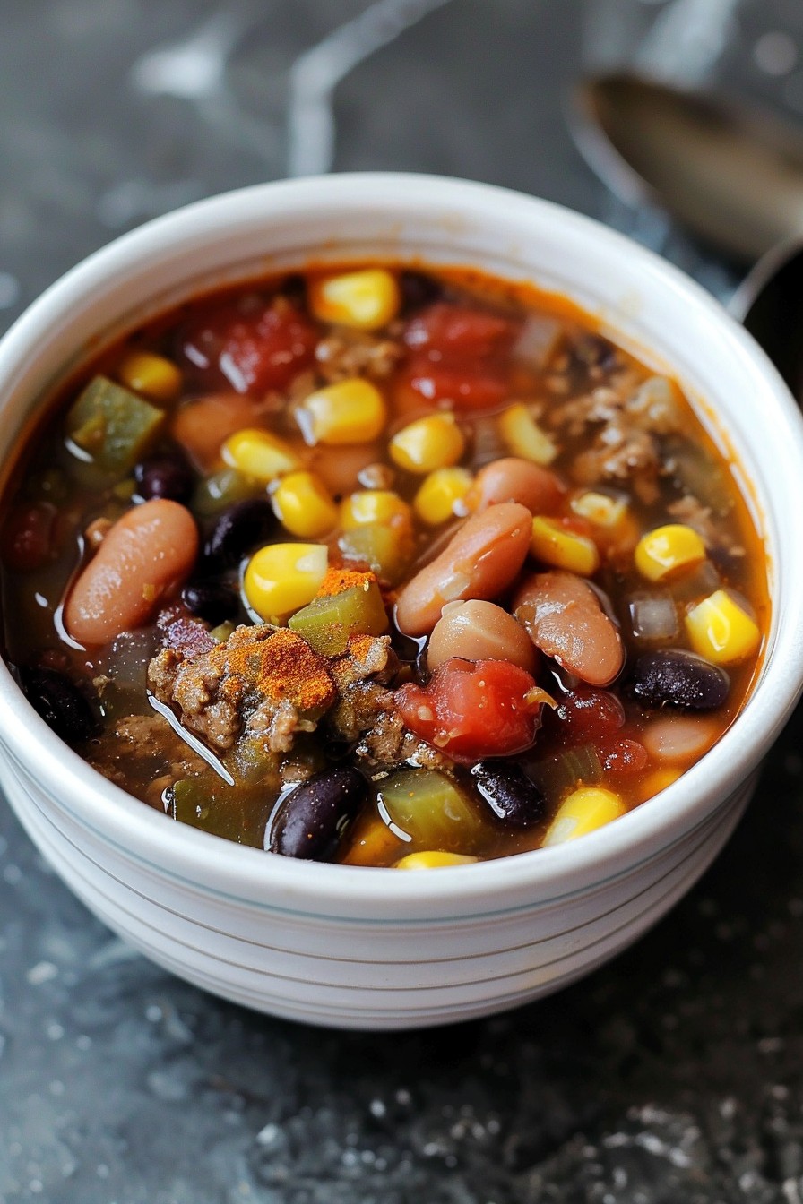 Easy 7 Can Taco Soup Recipe