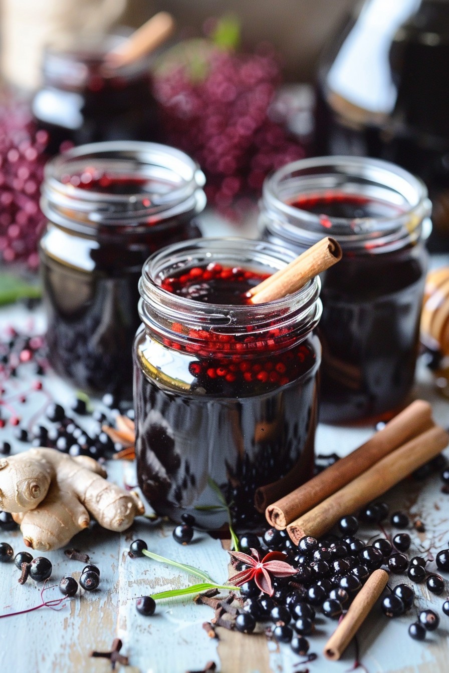Elderberry Syrup Canning Recipe