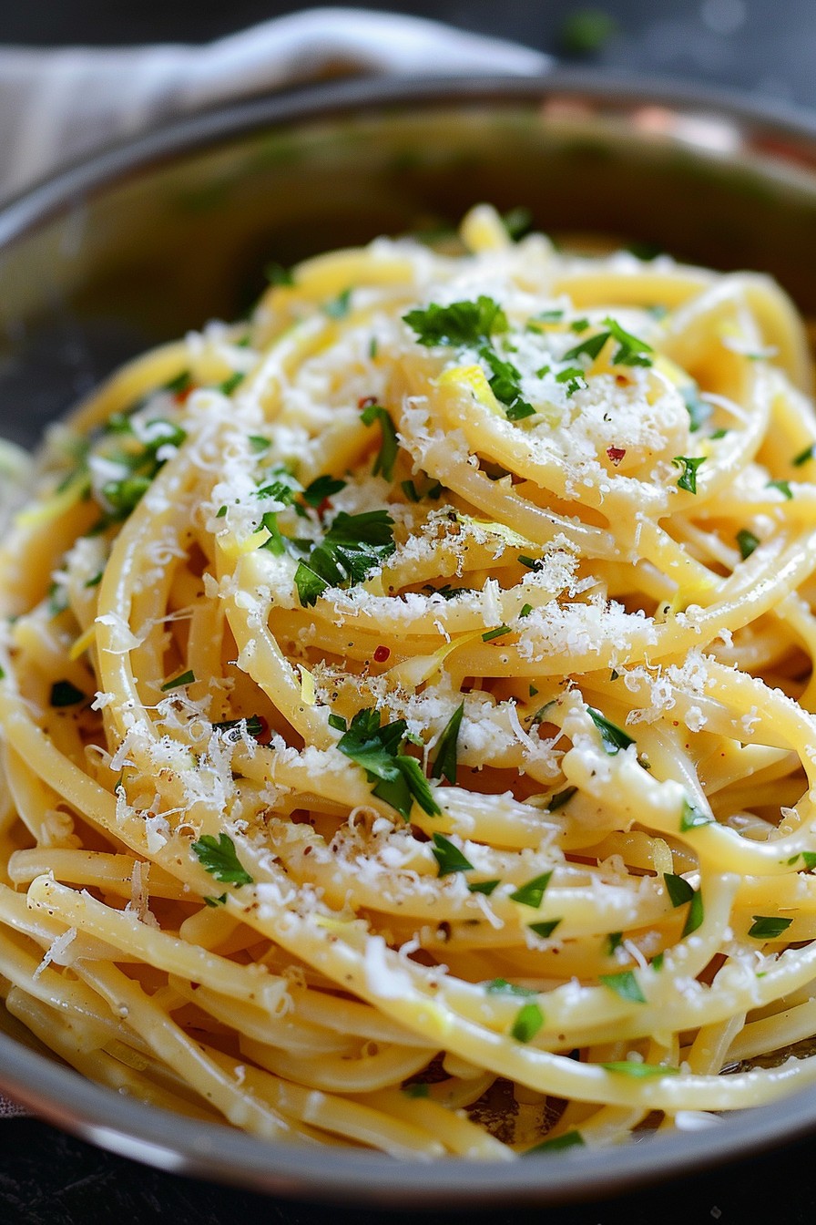 Garlic Lemon Pasta Sauce Recipe