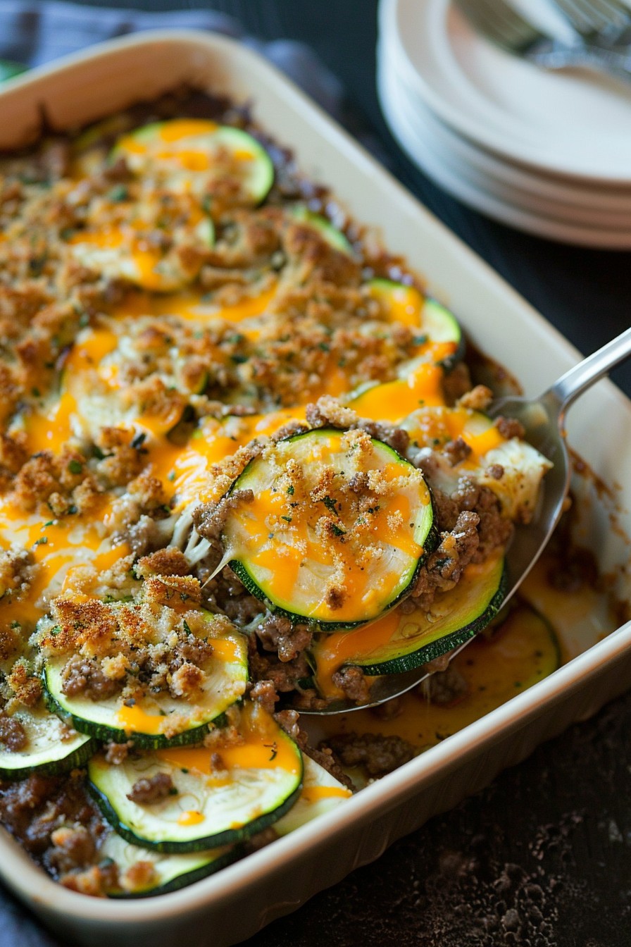 Hamburger And Zucchini Casserole Recipe