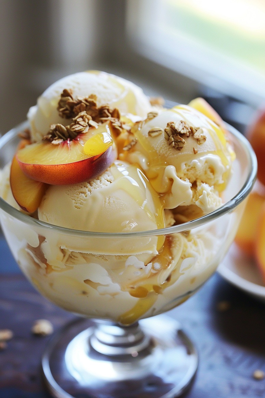Ice Cream Peach Recipe