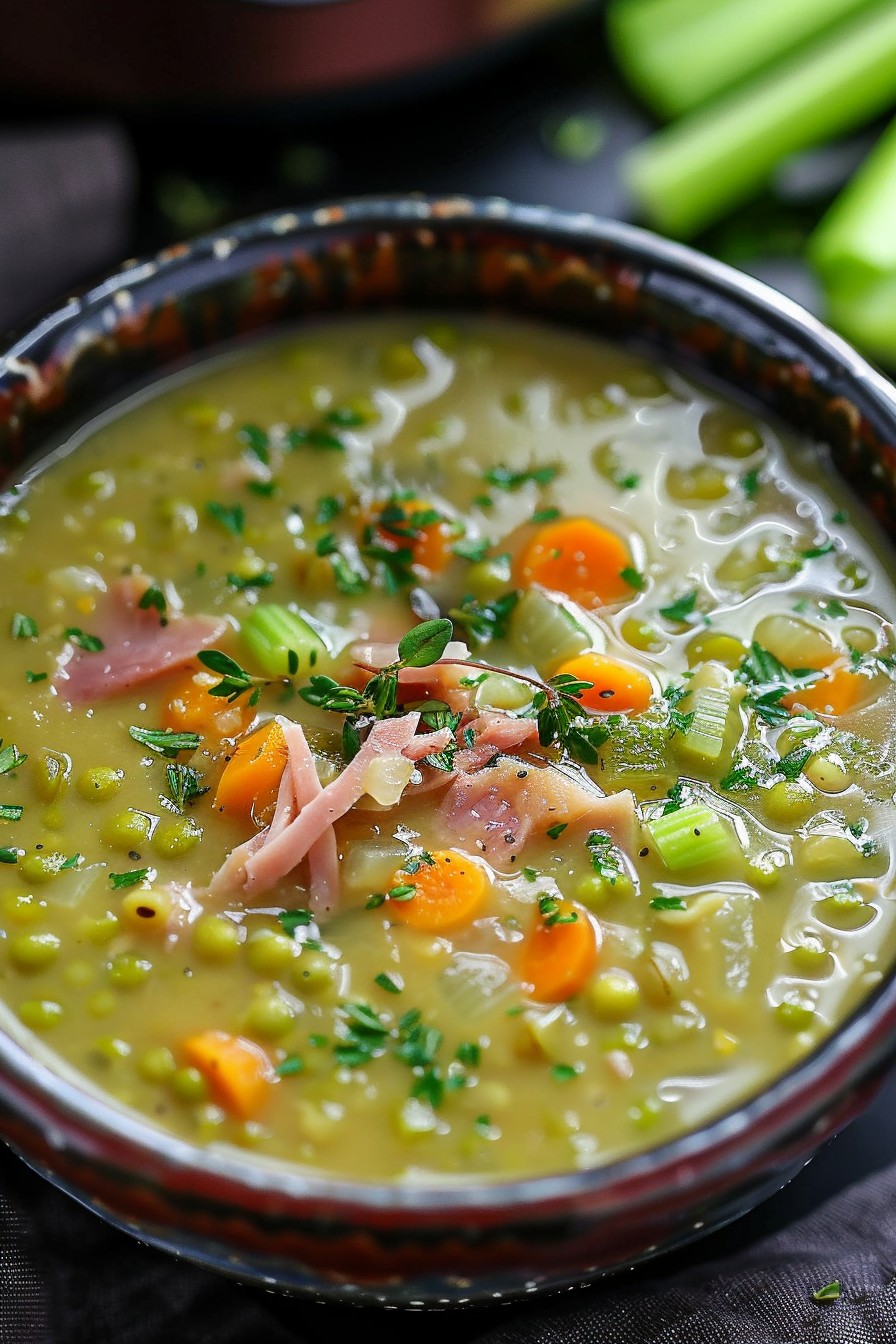 Insta Pot Split Pea Soup Recipe