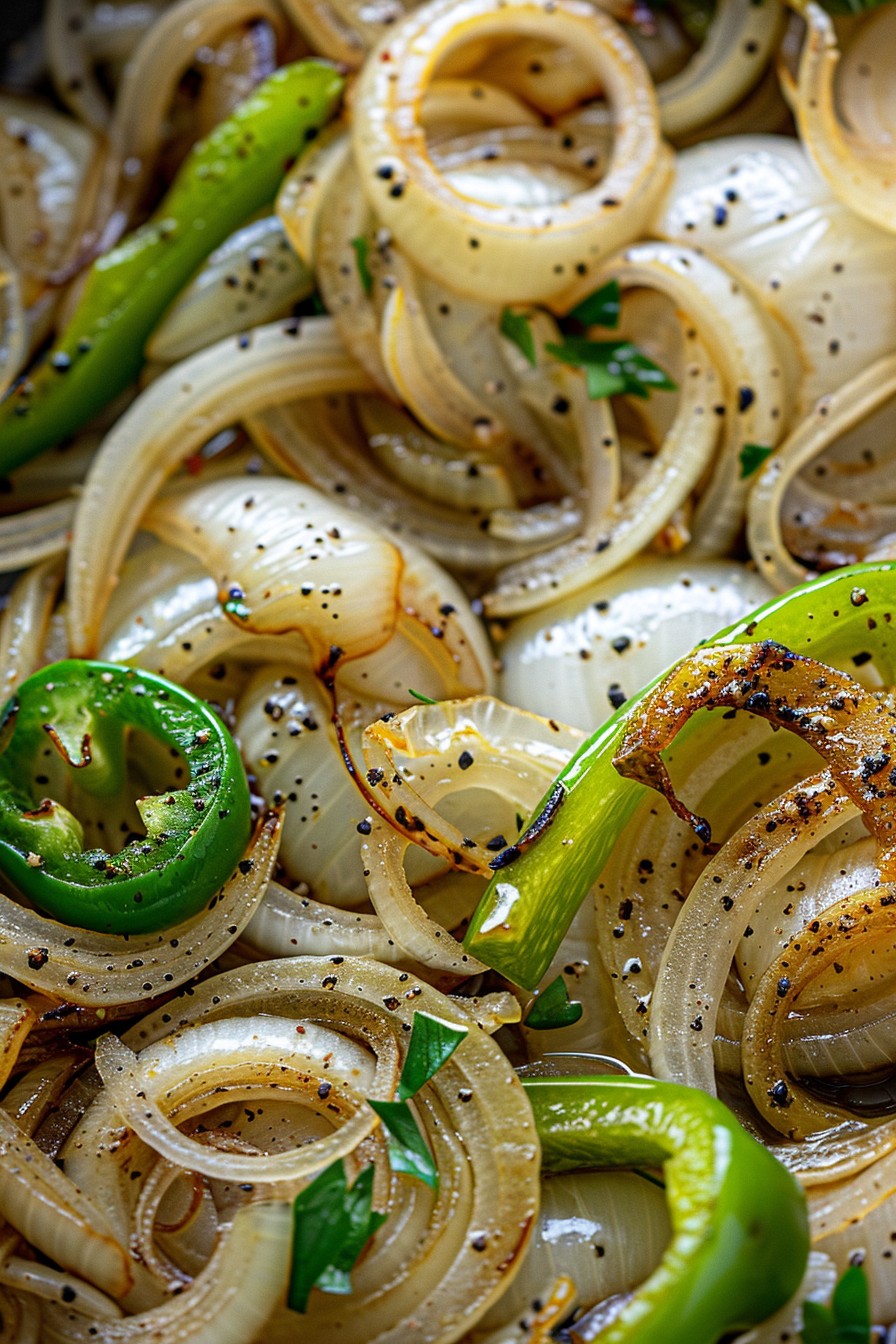 Onion And Green Pepper Recipe
