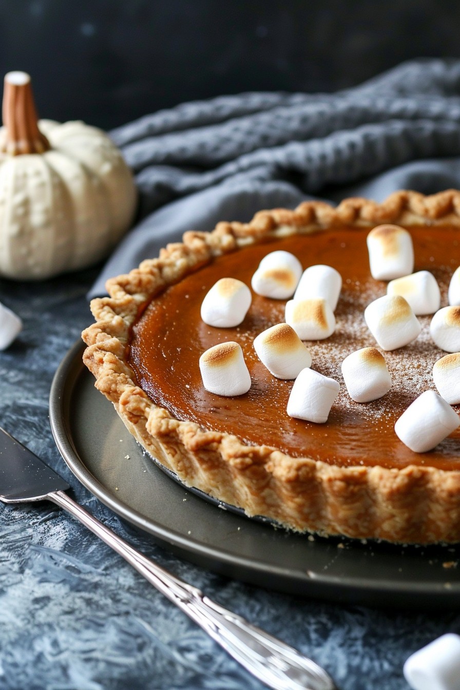 Pumpkin Pie With Marshmallows Recipe