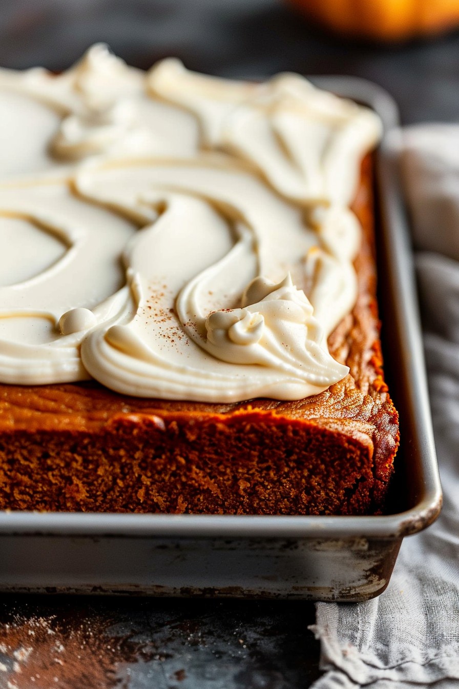 Pumpkin Sheet Cake Recipe