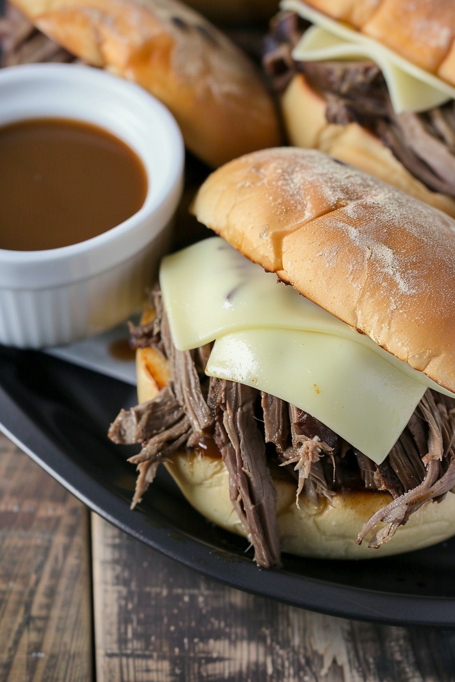 Recipe For French Dip Sandwiches With Roast Beef