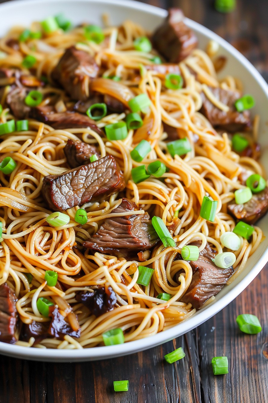 Recipe For Mongolian Beef Noodles