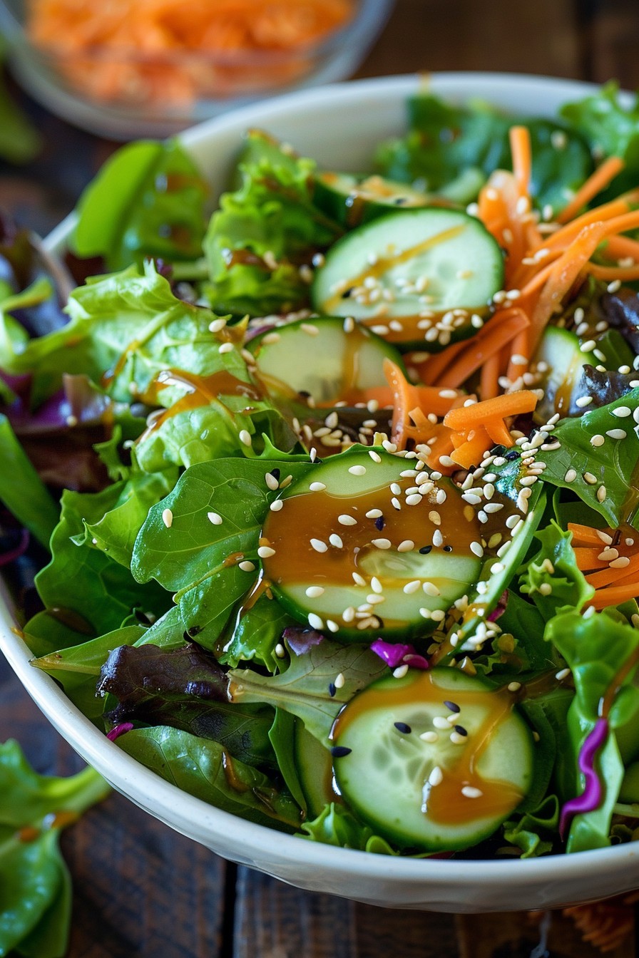 Sesame Dressing Salad Recipe