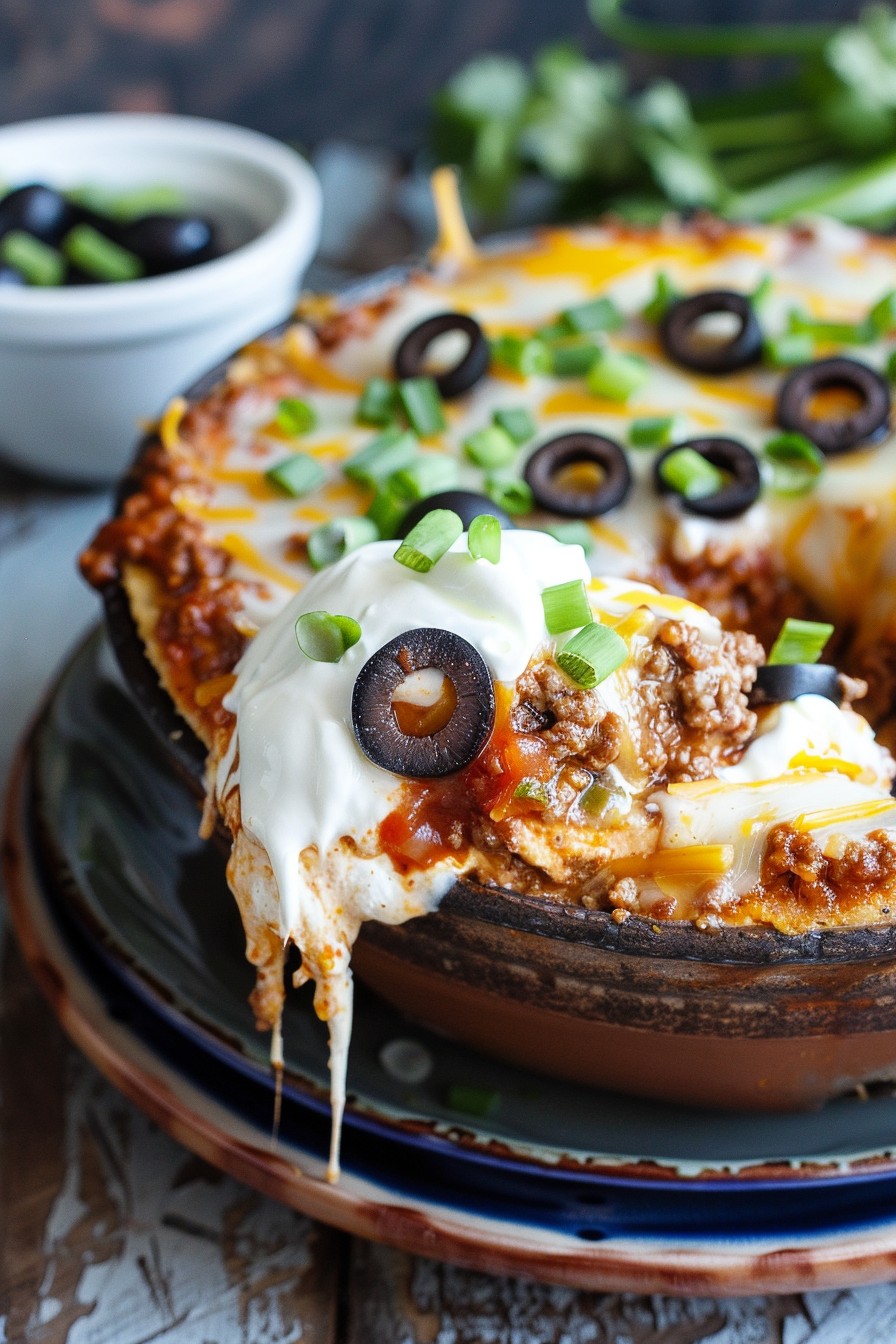 Slow Cooker Taco Dip Recipe