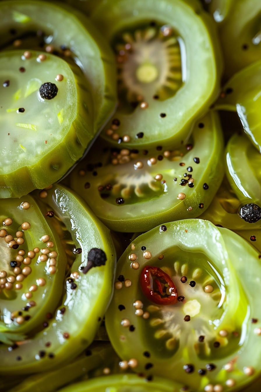 Spicy Pickled Green Tomatoes Recipe