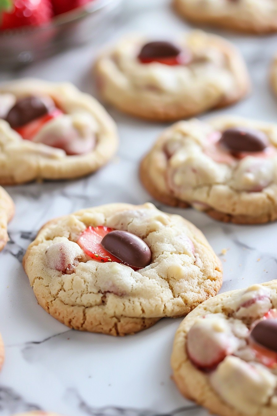 Strawberry Kiss Cookies Recipe