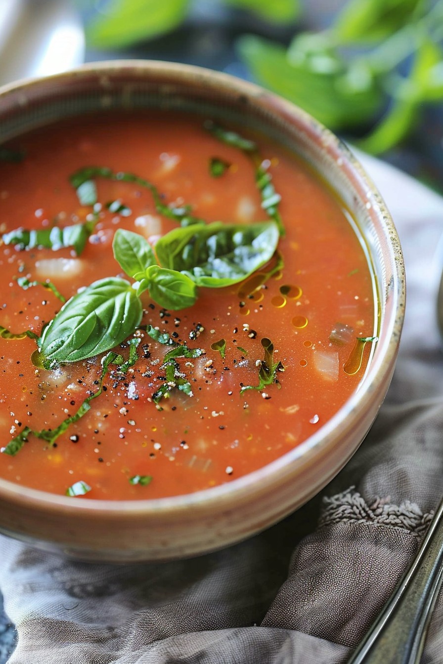 Tomato Sauce Soup Recipe