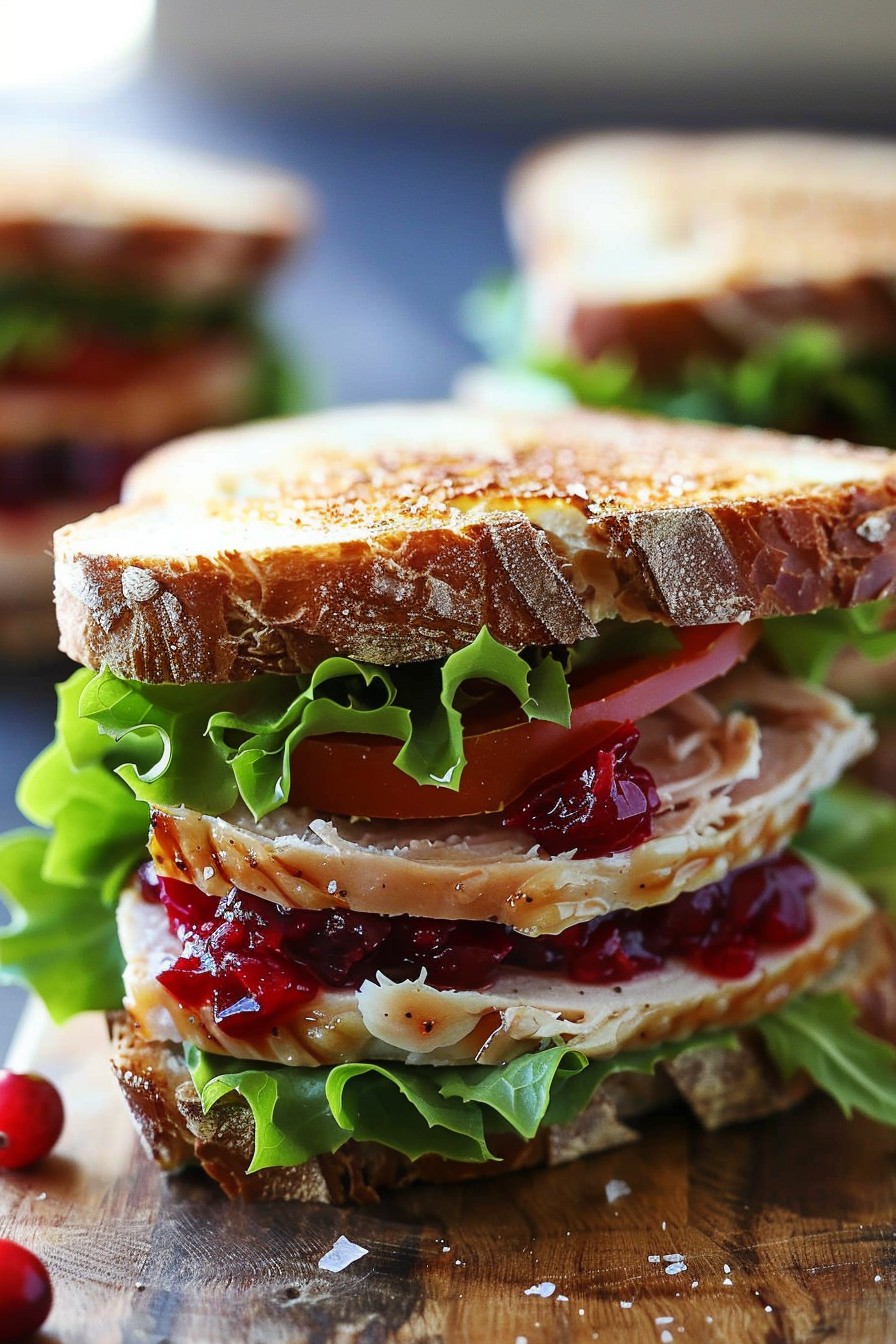 Turkey Sandwich Recipe Cranberry
