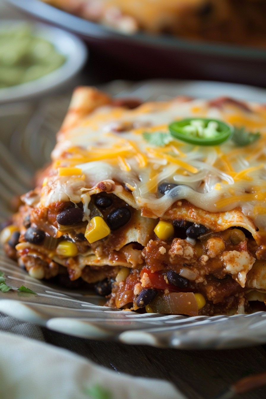 Veg Mexican Lasagna Recipe