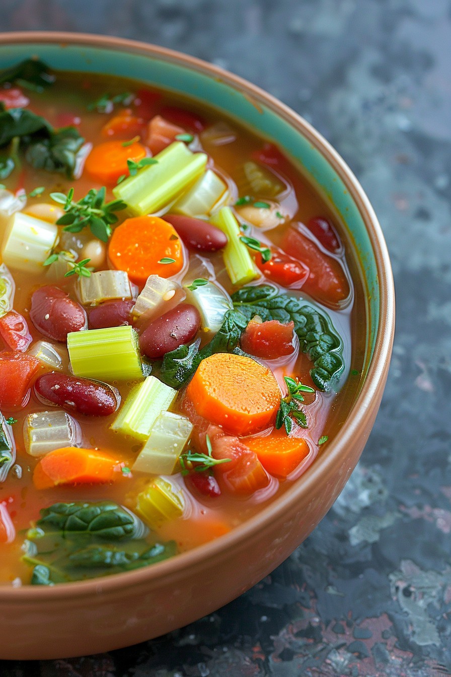 Vegetable Soup With Beans Recipe