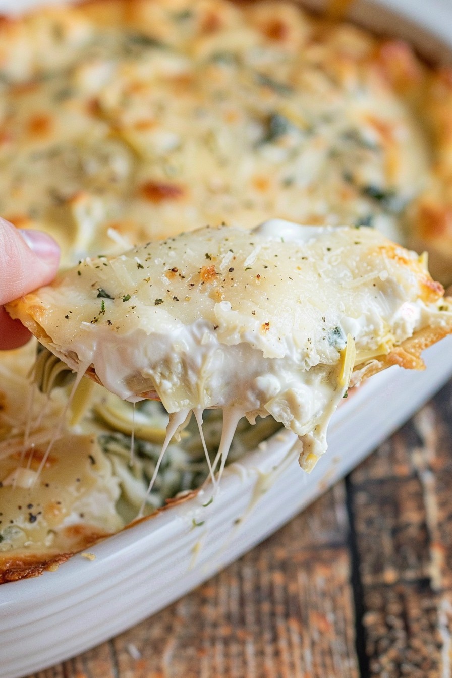 Warm Spinach Artichoke Dip Recipe