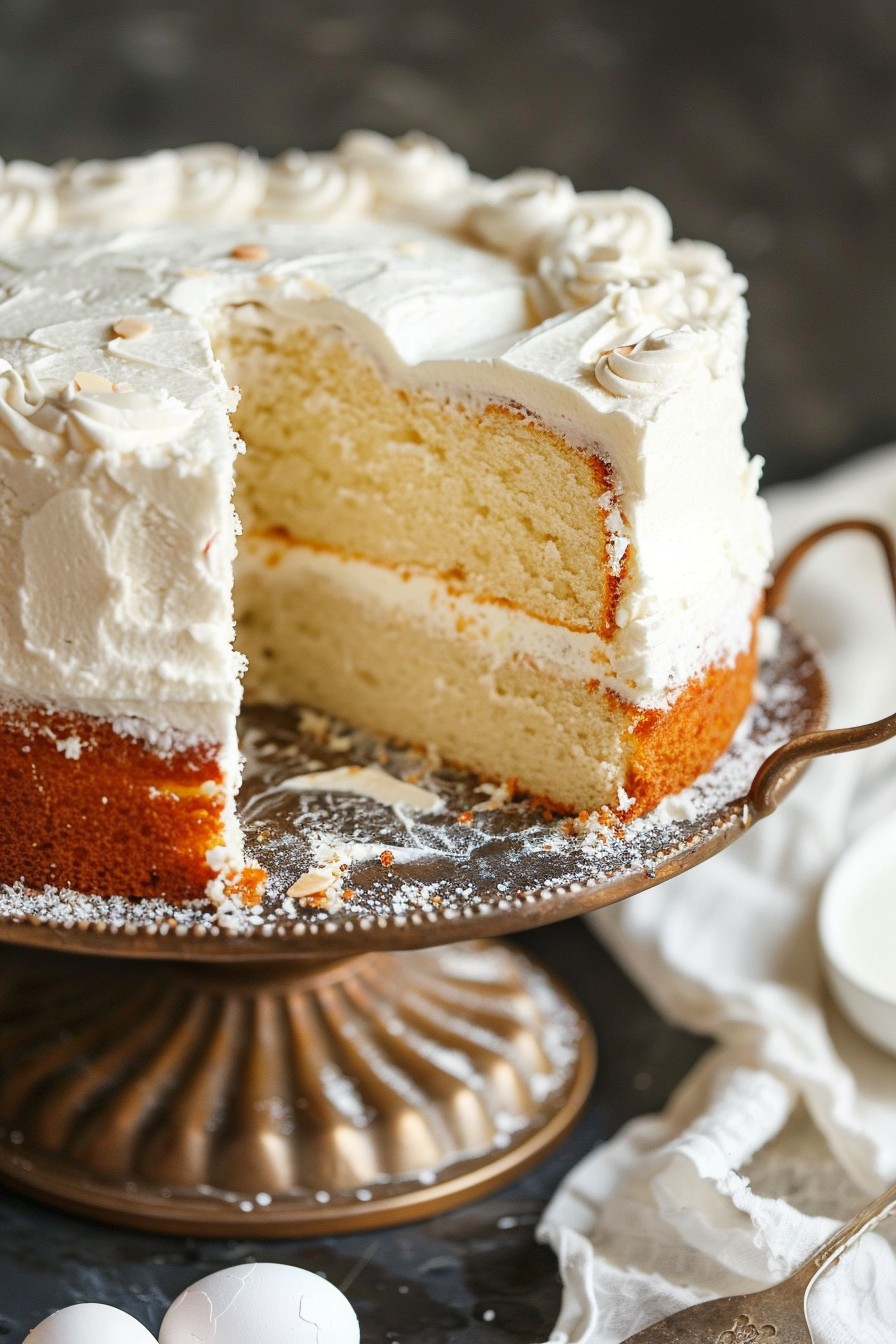 White Cake Homemade Recipe